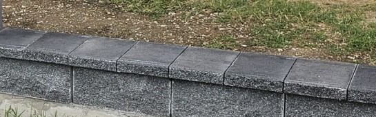 KAPA ZA ELEMENT ZA PARAPET IGEM DVOSTRANI ZID 20DX28ŠX5V CRNA